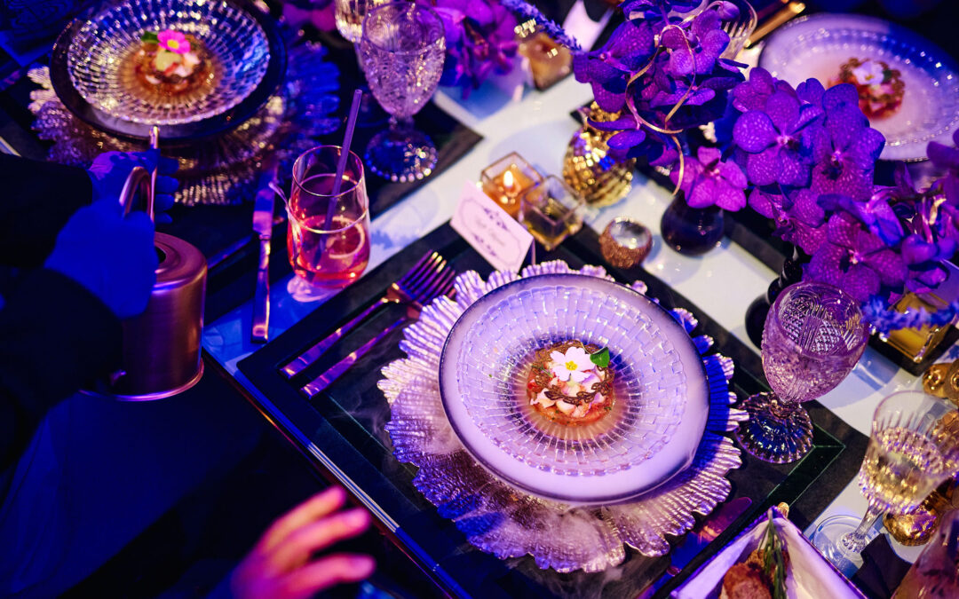 Kreatives Hochzeitsdinner mit Entertainment