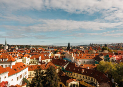 Panorama Hochzeit in Prag
